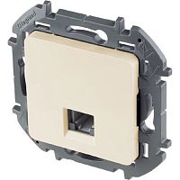 Розетка телефонная без рамки Legrand Inspiria 1-м. RJ11 слоновая кость картинка